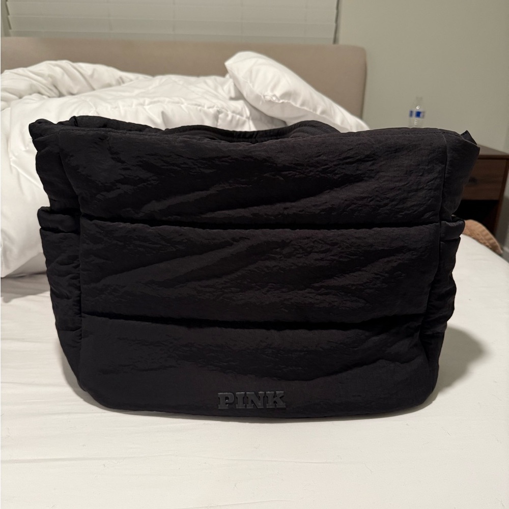 Black PINK Quilted Tote Bag